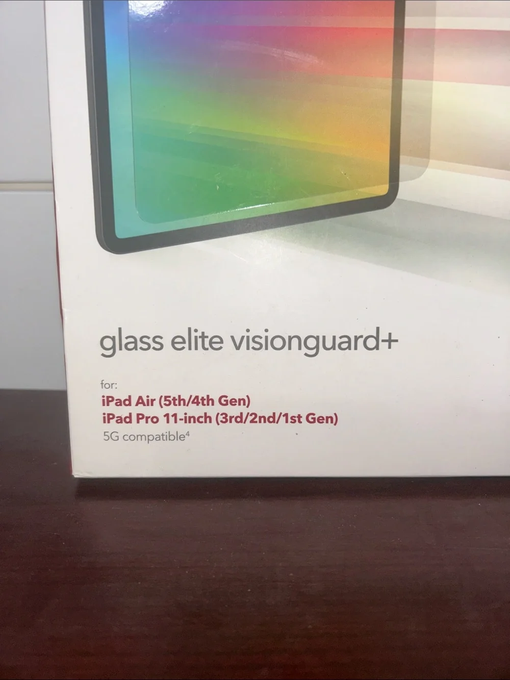 ZAGG InvisibleShield Glass Elite VisionGuard+ Screen Protector - Black Frame